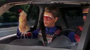 L-R: Henry Hart (Jace Norman), Captain Man / Ray Manchester (Cooper Barnes)