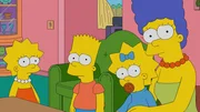 (v.l.n.r.) Lisa; Bart; Maggie; Marge