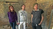 Matthias (re.) und seine Freunde Anny und Stefan