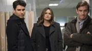 v.l.: Jamie Johnston (Ryan Castro), Lieutenant Olivia Benson (Mariska Hargitay) und Griffin Shaw (Sean McDermot)