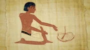 Aegypten Welt der Pharaonen - EP Metropolen  Pressefoto:  Bildunterschrift: Für die alten Ägypter symbolisiert der wandernde Schatten der Obelisken die tägliche Reise des Sonnengottes vom Osten in den Westen   Aber sie nutzen ihn auch zur Zeitmessung. Der sonnenbeschienene Tag wird dazu in zehn Abschnitte unterteilt. Für den Abend und Morgen kommen jeweils zwei Dämmerungsstunden dazu.  Fotograf/Kameramann:  xkopp creative/ © Gruppe 5 Filmproduktion GmbH