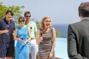 (v.li.): Tim Dutton (Roger Sadler), Helen Baxendale (Sasha Moore), Mark Bazeley (James Moore), Sophie Thompson (Angela Birkett), Ben Miller (Det. Insp. Richard Poole).