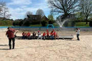 Wasser marsch fürs Freibad Duvenstedt.