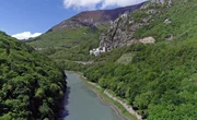 Der Oberlauf der Rhône in Frankreich.