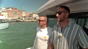 Dennis (li.) und Sascha besuchen heute zum ersten Mal Venedig.