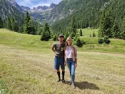 Sonja Weissensteiner mit Hubertus Lindner.