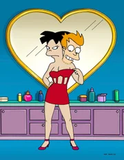Amy und Fry.