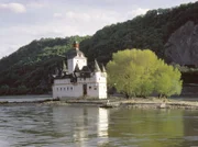 Burg Pfalzgrafenstein bei Kaub am Rhein.