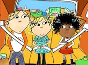 Charlie und Lola wollen das schöne Wetter nutzen und ein Picknick veranstalten. Aber plötzlich beginnt es zu regnen. Was sie jetzt wohl machen?