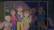 "Wir Kinder aus dem Möwenweg", "Wir beschatten Voisins / Wir sind Popstars." Wir beschatten die Voisins'Räuber und Gendarm' zu spielen, macht unglaublich viel Spaß. Insbesondere wenn es gelingt, tatsächlich einen Räuber zu fangen. Wie Petja meint, kann man keiner Menschenseele richtig trauen. Vor allem Herr Voisin wirkt auf die Kinder aus dem Möwenweg verdächtig. Als sie geheimnisvolle Kisten in seiner Garage entdecken, beschließen Tara und ihre Freunde, ihren Nachbarn zu beschatten. Wir sind PopstarsEs sind Sommerferien, doch von der Sonne fehlt seit Tagen jede Spur. Die ganze Zeit regnet es. Langsam plagt die Kinder aus dem Möwenweg vor lauter Nichtstun schreckliche Langeweile. Da hat Jul auf einmal eine tolle Idee: Zusammen mit ihren Freunden will sie ein Popkonzert für die ganze Nachbarschaft veranstalten!