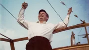 Bruno Stefanini auf seinem Schiff