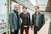 Michael Bamberg (Robert Schupp, l.), Tom Kowalski (Steffen Schroeder, M.) und Jan Maybach (Marco Girnth, r.).