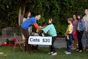 Mayim Bialik (Amy), Jim Parsons (Sheldon).
