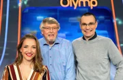 Quizduell-Olymp: Marie-Louise Finck, Prof. Eckhard Freise und Thorsten Zirkel.