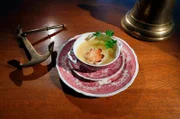Die Vorspeise der Hobbyköchin Bianka Rössler aus Assmannshausen: Rieslingsuppe.