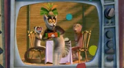 King Julien präsentiert den neuen Schnellimbiss.