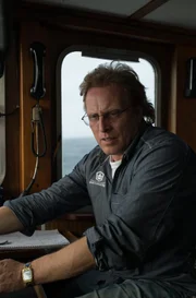 Sig Hansen in the wheelhouse of the Northwestern.