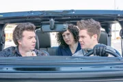 L-R: Jesse Gemstone (Danny R. McBride), Judy Gemstone (Edi Patterson), Kelvin Gemstone (Adam DeVine)