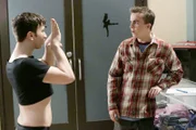 Frankie Muniz (Malcolm, re.).