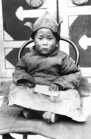 Dalai Lama als Kind.