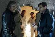 (v.li.): Stefan Jürgens (Carl Ribarski), Helmut Bohatsch (Franz Wohlfahrt), Maria Happel (Dr. Franziska Beck), Michael Steinocher (Simon Steininger).