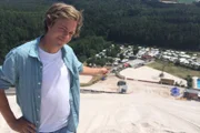 Checker Tobi auf dem Monte Kaolino.