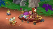 CUBBY, JAKE, CAPTAIN HOOK, IZZY