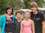 Familie Käch betreibt einen Campingplatz in Pontresina GR