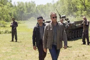 Special Agent Christopher LaSalle (Lucas Black, l.); Special Agent Dwayne Pride (Scott Bakula, r.)