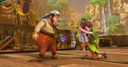 Peter Pan wurde hypnotisiert und händigt Smee das Metronomikon aus, mit dem man Tag und Nacht steuern kann.