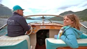 Simin und Erio im Riva Boot.