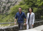 L-R: Steve McGarrett (Alex O'Loughlin) und Greer (Rochelle Aytes)
