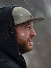 Rick in the snow.