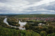 Die Volkacher Mainschleife in Franken.