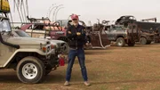 Adam Savage stands at the forefront of the Waste Weekenders Mad Max-inspired creations.