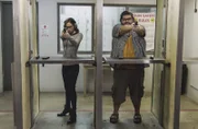 L-R: Tani Rey (Meaghan Rath); Jerry Ortega (Jorge Garcia)