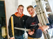 Marcel und Chris (r.)