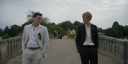 Jack (Domhnall Gleeson, r.) trifft auf Danny (Tommy McDonnell, l.), den Br&auml;utigam von Alice &ndash; doch anstatt Groll zu hegen, reagiert er &uuml;berraschend verst&auml;ndnisvoll.