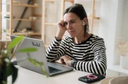 „Vinted“-Gründerin Milda Mitkuté arbeitet online.