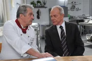 André (Joachim Lätsch, l.); Werner (Dirk Galuba, r.)