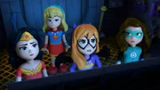 Wonderwoman, Batgirl, Supergirl, Green lanterregirl