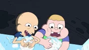 v.li.: Sumo, Clarence