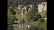 Paddeln in herrlicher Landschaft.