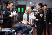 L-R: Nancy Gillian (Brianna Baker), Amy (Tara Buck), Tommy Vega (Gina Torres) and Anthony Marlowe (Alexander Bedria)