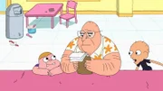v.li.: Clarence, Larry, Sumo