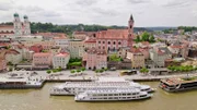 Ab Passau ist die Donau für größere Schiffe befahrbar