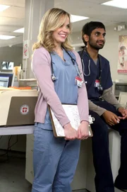 Betsy Beutler (Katie), Aziz Ansari (Ed).
