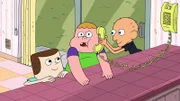 v.li.: Jeff, Clarence, Sumo