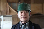 Nagasaki, JAPAN - Mr. Minoru Kinoshita was born and grew up on Hashima Island - once the most densely populated place on Earth. Here he stands in the old elementary school - a building he hasn't visited for 50 years. (photo credit: National Geographic)
