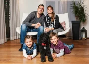Familie Mäder: Patrik und Maria Mäder mit ihren Kindern Yannik